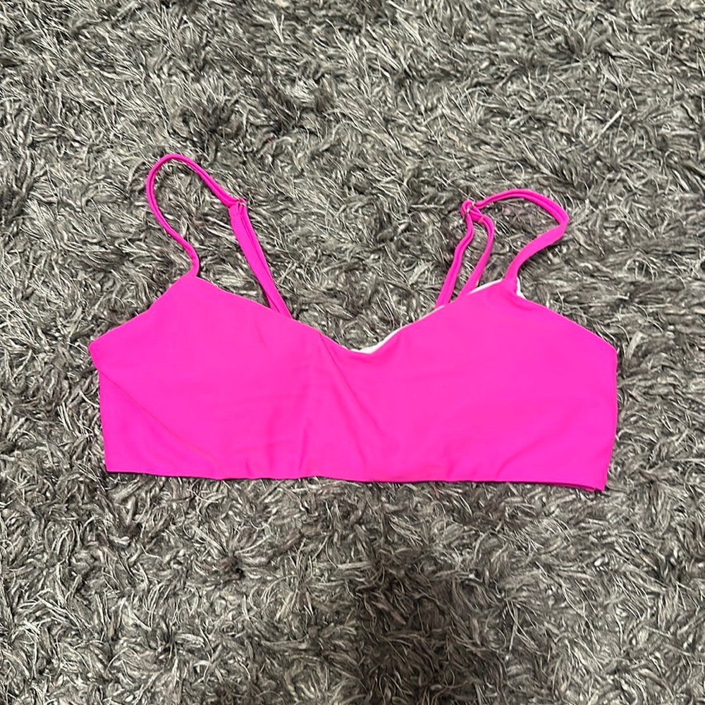 SHEIN Neon Pink Bikini Swimsuit